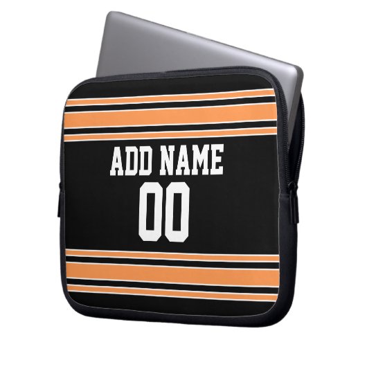 Team Jersey mit Individuelle Name und Nummer Laptopschutzhülle (Vorderseite Links)