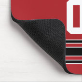Team Jersey mit Individuelle Name und Nummer Mousepad (Ecke)