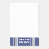Team Jersey mit Individuelle Name und Nummer Post-it Klebezettel (Vorderseite)