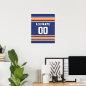 Team Jersey mit Individuelle Name und Nummer Poster (Heimbüro)