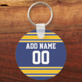 Team Jersey mit Individuelle Name und Nummer Schlüsselanhänger (Vorderseite)