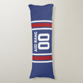 Team Jersey mit Individuelle Name und Nummer Seitenschläferkissen (Vorderseite Vertikal)