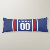 Team Jersey mit Individuelle Name und Nummer Seitenschläferkissen (Vorderseite)