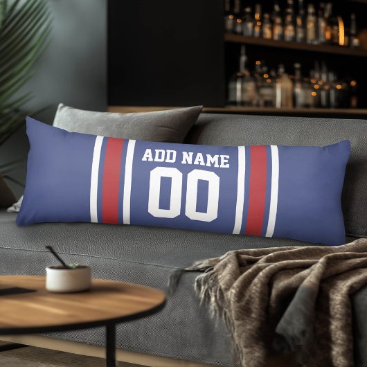 Team Jersey mit Individuelle Name und Nummer Seitenschläferkissen