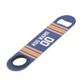 Team Jersey mit Individuelle Name und Nummer Speed Flaschenöffner (Vorderseite Schrägansicht)