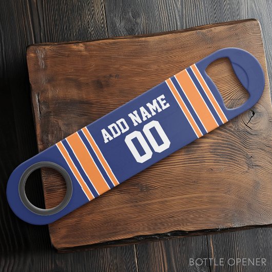 Team Jersey mit Individuelle Name und Nummer Speed Flaschenöffner