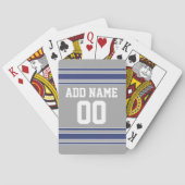 Team Jersey mit Individuelle Name und Nummer Spielkarten (Rückseite)