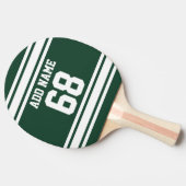 Team Jersey mit Individuelle Name und Nummer Tischtennis Schläger (Seitenansicht)