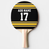 Team Jersey mit Individuelle Name und Nummer Tischtennis Schläger (Vorderseite)