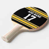 Team Jersey mit Individuelle Name und Nummer Tischtennis Schläger (Vorderseite)