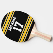 Team Jersey mit Individuelle Name und Nummer Tischtennis Schläger (Seitenansicht)