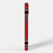 Team Jersey Red Black Individuelle Name Number Case-Mate iPhone Hülle (Rückseite / Rechts)