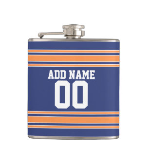 Team Jersey Stripes Individuelle Name und Nummer Flachmann