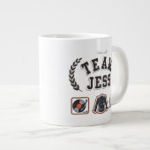 Team Jess Gilmore Girls Design Jumbo-Tasse (Vorderseite Rechts)