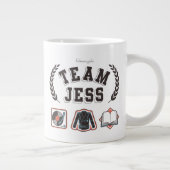 Team Jess Gilmore Girls Design Jumbo-Tasse (Rechts)