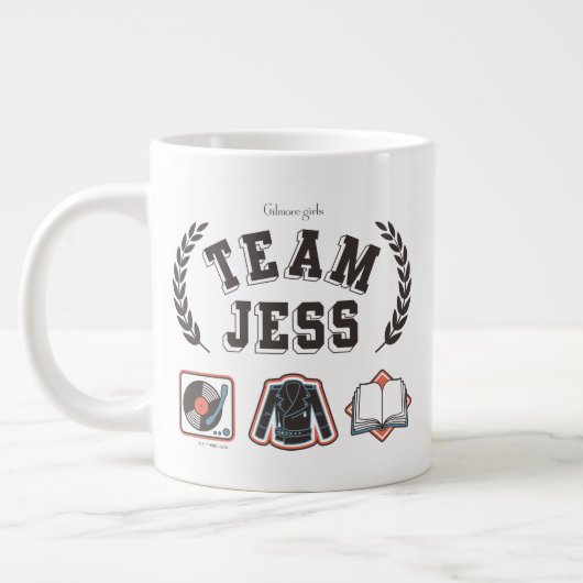 Team Jess Gilmore Girls Design Jumbo-Tasse (Links)
