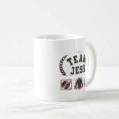 Team Jess Gilmore Girls Design Kaffeetasse (VorderseiteRechts)