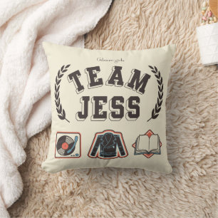 Team Jess Gilmore Girls Design Kissen