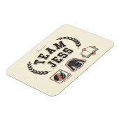 Team Jess Gilmore Girls Design Magnet (Linke Seite)
