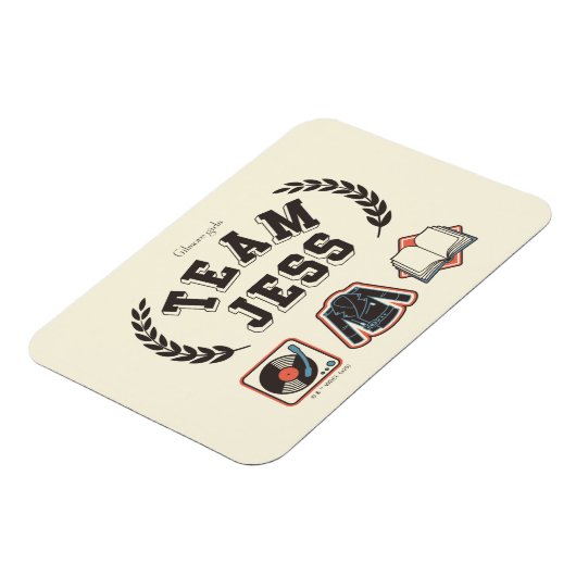 Team Jess Gilmore Girls Design Magnet (Linke Seite)
