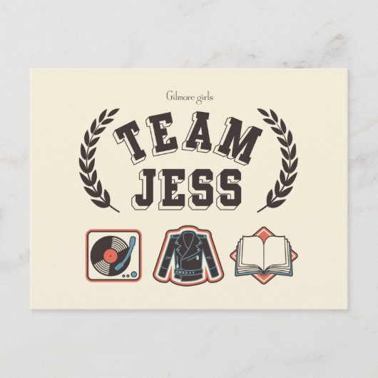Team Jess Gilmore Girls Design Postkarte (Vorderseite)