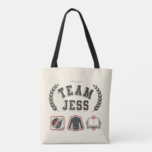 Team Jess Gilmore Girls Design Tasche (Rückseite)