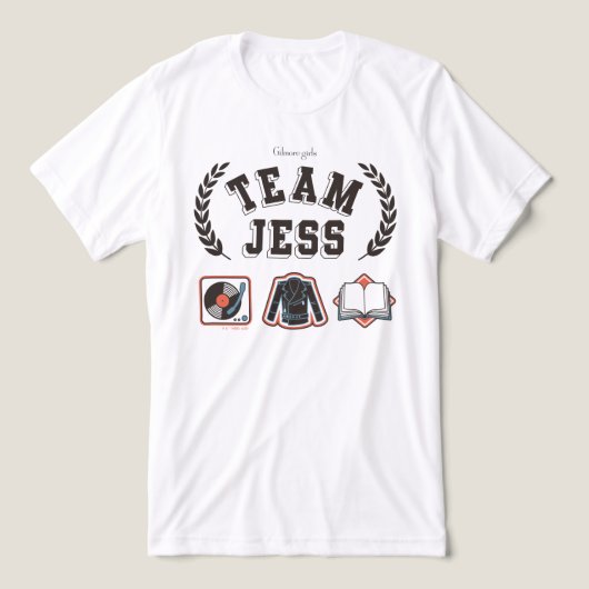 Team Jess Gilmore Girls Design Tri-Blend Shirt (Design Vorderseite)