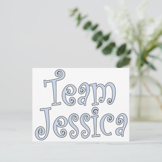 Team Jessica Postkarte (Stehend Vorderseite)