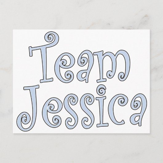 Team Jessica Postkarte (Vorderseite)