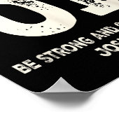 Team Jesus 01 sei mutig Poster (Ecke)