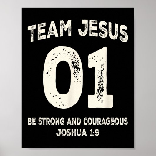 Team Jesus 01 sei mutig Poster (Vorne)
