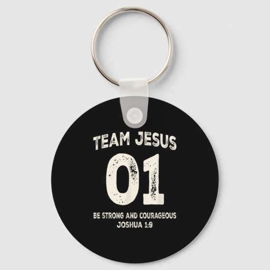 Team Jesus 01 sei mutig Schlüsselanhänger (Vorderseite)