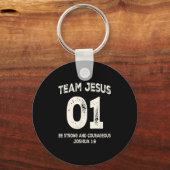 Team Jesus 01 sei mutig Schlüsselanhänger (Vorderseite)