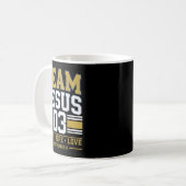 Team Jesus 03 Christian Faith Men Teen Girl Toddle Kaffeetasse (Vorderseite Links)