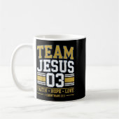 Team Jesus 03 Christian Faith Men Teen Girl Toddle Kaffeetasse (Links)