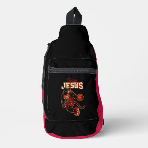 Team JESUS -23 Panther - Christlich Crossbody Bag