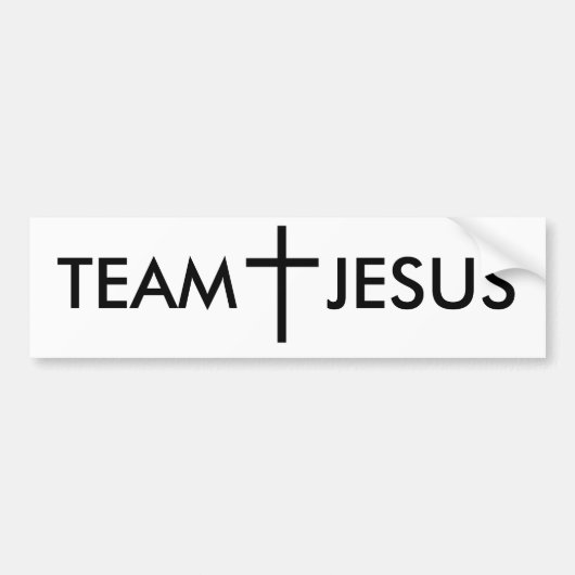 TEAM JESUS AUTOAUFKLEBER (Vorne)