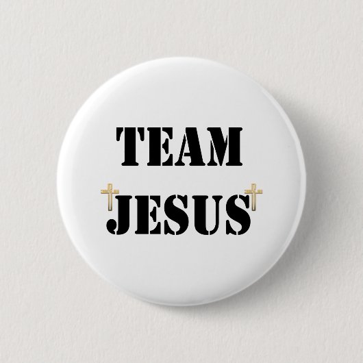 Team Jesus Button (Vorderseite)