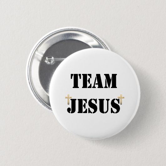Team Jesus Button (Vorne & Hinten)