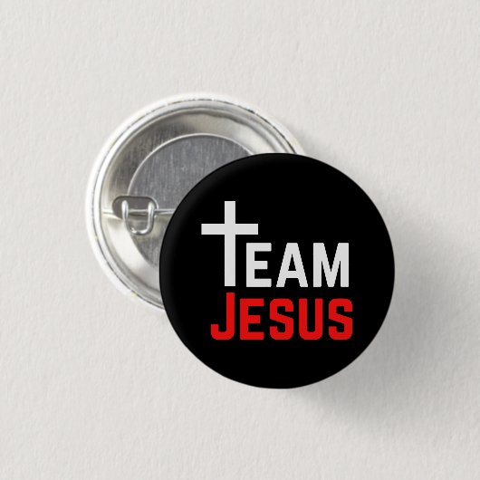 Team Jesus Button (Vorne & Hinten)