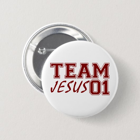 Team Jesus Button (Vorne & Hinten)
