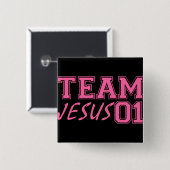 Team Jesus Button (Vorne & Hinten)