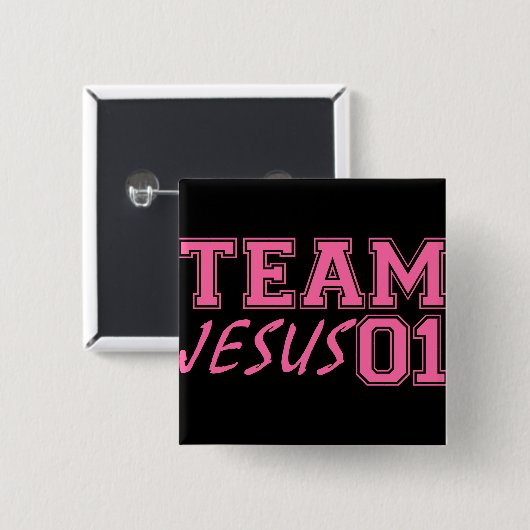 Team Jesus Button (Vorne & Hinten)