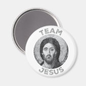 Team Jesus: Christ Pantocrator Magnet (Vorderseite/Rückseite)