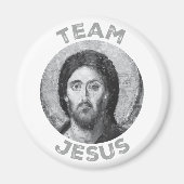 Team Jesus: Christ Pantocrator Magnet (Vorne)