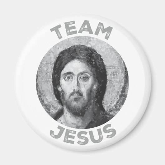 Team Jesus: Christ Pantocrator Magnet (Vorne)