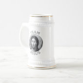 Team Jesus: Christ Pantokator Icon Bierglas (Vorderseite Links)