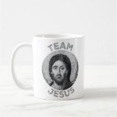Team Jesus: Christ Pantokator Icon Kaffeetasse (Links)