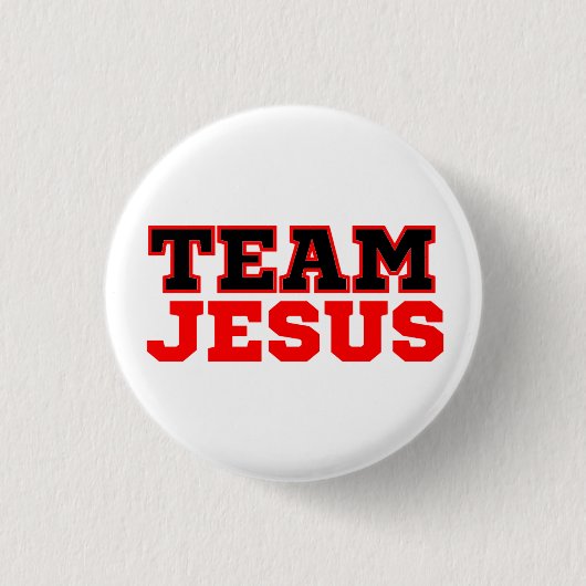 Team Jesus Christlich Faith Button (Vorderseite)