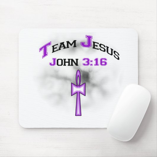 Team Jesus Christlich John 316 Mousepad (Mit Mouse)